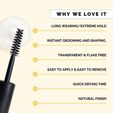 Elizabeth Mott Queen Of The Fill Clear Sculpting Brow Gel To Shape And Control Brows And Lock In Brow Shape With Natural Finish - 3 G