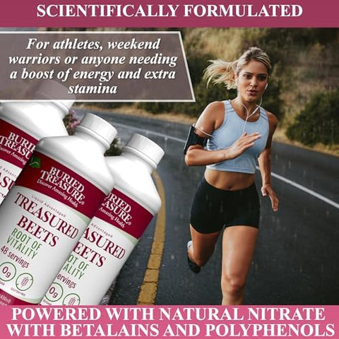 Buried Treasuretreasured Beets 16Oz 48 Servings Nitric Oxide Supporting Superfood Supplement