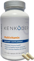 Kenkoderm Multivitamin for Psoriasis Omega 3 Vitamin D Glucosamine Chondroitin Collagen Vitamin A Folic Acid MSM 120 Veggie Capsules 60 Day Supply