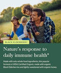 Gaia Herbs Black Elderberry(Sambucus Nigra) Syrup Extra Strengthimmune Support Supplementmade With Organic Black Elderberries For Immune Systemusda Organic Formula
