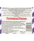 Fisherman'S Friend Blackcurrant Menthol Lozenges 25G (Pack Of 5)