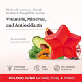HAIRtamin Gummy Stars Hair Vitamins with Biotin Month Supply