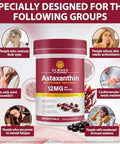 Echoes Of The Spring Astaxanthin 12Mg Natural Astaxanthin From Haematococcus Pluvialis Triple Strength Antioxidant Supplement For Eye Skin Joint & Immune Support (120 Count (Pack Of 1))