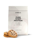 OMNIA Pure Whey Protein Powder Nutrition Low Carbs and Low Sugar Muscle Building Powder Over 22G Protein Per Serving - 33 Servings - 1 KG - Cookies and Cream