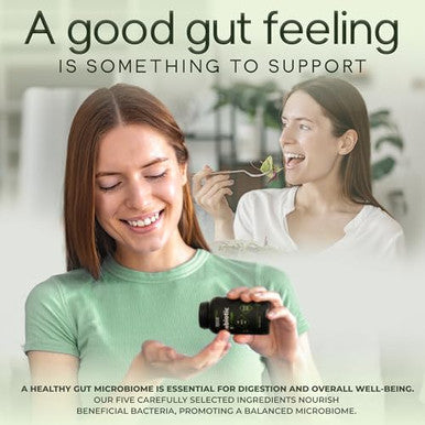 Natural Flow Supplements Prebiotic Fiber Supplement 5 In 1 Capsules