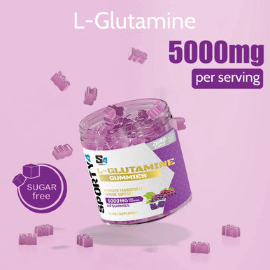 Sporty4 L Glutamine 5000mg No creatine Gummies
