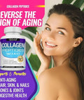 Toplux Multi Collagen Peptides Pills 1800 Mg Complex Type I Ii Iii V X Premium Collagen Complex For Better Skin & Hair Strong Joint Hydrolyzed Protein For Men Women 90 Capsules Supplement
