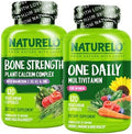 Naturelo One Daily Multivitamin For Women 120 Capsules And Calcium Supplement 120 Vegetarian Capsules Bundle