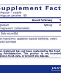 Pure Encapsulations Mag citrate/malate 120 mg 180 vcaps