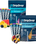 Dripdrop Hydration Electrolyte Powder Packets PiaÂ±A Colada Mango AaAa Passion Fruit Watermelon Berry Lemon Orange 32 Count