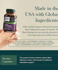 Gaia Herbs Black Elderberry Daily Immune Support Supplement To Help Maintain Wellbeing With Black Elderberries And Acerola Fruit For Antioxidant Support 120 Vegan Capsules (60Day Supply)