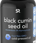 Sports Research Black Cumin Seed Oil Black Seed Oil Capsules for Immune Health Joint Health Antioxidant Activity NonGMO Gluten Mfd. in USA 500mg 60 Liquid Softgels for Adults