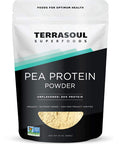 Terrasoul Superfoods Organic Pea Protein 1.5 Lbs - European Sourced | Unflavored | Smooth Texture