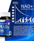 Nad Supplement - Liposomal Nad+ Supplement With Resveratrol 90 Count (1500Mg)