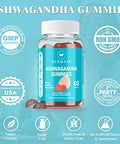 Afxmate Ashwagandha Gummies & Vitamin D Gummies For Men & Women 120 Count Aswangdha Supplement (Non-Gmo Sugar Free & Gluten Free)