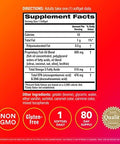 Megared Advanced 6X Absorption Softgels Omega3 Fish Oil Supplement 800Mg (80 Count In A Box) Epa Dha Fish Oil Supports Heart Brain Joints & Eyes