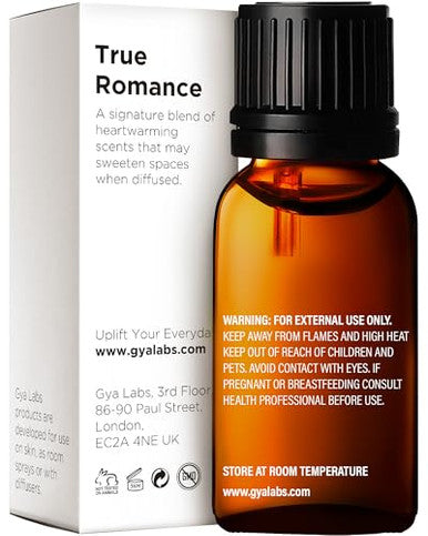 Gya Labs True Romance Essential Oil Blend - Sweet & Floral Scent (0.34 Fl Oz)