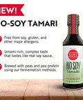 San-J - No Soy Tamari - Specially Brewed Soy Sauce Alternative - 10 oz. Bottles - 2 Pack