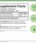 Double Wood Supplements Dws Organic Moringa Capsules 1000Mg