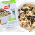 Badia Trilogy Health Seed, Flax, Chia, Hemp Seeds Blend, 8 oz ÃƒÂ¢Ã¢â€šÂ¬Ã¢â‚¬Å“ High Fiber Superfood Mix, Omega-3