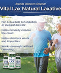 Vital Planet - Vital Lax Natural Laxative Cleanse Supplement For Occasional Constipation With Magnesium Hydroxide Slippery Elm Aloe And Triphala To Support Bowel Regularity 60 Capsules
