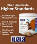 HMR 120 Chocolate & Mocha Shake Meal Replacement Powder | 12g Protein per Serving | Low Calorie Nutritional Drink for Healthy Weight Loss | 12 Servings Each | Delicious Chocolate & Mocha Flavors