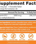 Doctor'S Best Chewable Vitamin B12 Methylcobalamin For Men & Women - Vitamin B 12 5000 Mcg Vit B-12 Supplement Vegan Gluten Free Non Gmo Fully Active Mixed Berries Flavor 60 Tablets