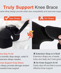 Klugpop Knee Massager With Heat For Pain Relief V5.0[2026 Upgraded] - Electric Cordless Heated Knee Brace With 6 Heat Levels And 3 Vibration Massage Mode s For Men Women (Black ) 2-Pack