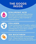 Olly Glowing Skin Collagen Gummy Hydrated Youthful Skin Hyaluronic Acid Sea Buckthorn Chewable Supplement Berry 60 Day Supply 120 Count Pouch (Pack Of 6)