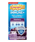 Emergen-C Immune Triple Action Immune Support Powder Betavia (R) 1000Mg Vitamin C B Vitamins Vitamin D And Antioxidants Elderberry 18 Count