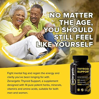 Thyroid Support Supplement With L Tyrosine & Iodine ÃƒÂ¢Ã¢â‚¬ÂÃ¢â‚¬Å¡ Focus, Clarity, Energy & Metabolism ÃƒÂ¢Ã¢â‚¬ÂÃ¢â‚¬Å¡ Ashwagandha, Vitamin B-12, Magnesium, Schisandra ÃƒÂ¢Ã¢â‚¬ÂÃ¢â‚¬Å¡ Hormonal Balance For Women & Men ÃƒÂ¢Ã¢â‚¬ÂÃ¢â‚¬Å¡ Non Gmo