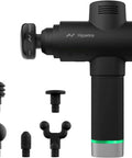 Hyperice Hypervolt 2 Pro and Heated Head - Featuring Quiet Glide Technology - Handheld Percussion Massage Gun | 5 Speeds 5 Interchangeable Heads | Helps Relieve Sore Muscles and Stiffness