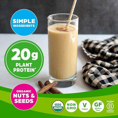 Orgain Organic Simple Vegan Protein Powder Vanilla With Collagen Peptides Powder Plant Based Protein Hair Skin Nail Joint Support 1.25Lb 1Lb