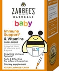 ZarBee's Naturals Baby Immune Support + Vitamins Natural Orange Flavor 2 oz