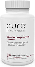 Pure TheraPro Rx Saccharomyces 10B Saccharomyces Boulardii 10 Billion CFU Per Serving Patented Strain Probiotic Yeast Capsules Probiotics for Men and Women 120 Count Pack of 1