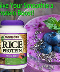 Nutribiotic â€“ Mixed Berry Rice Protein 1 Lb 5 Oz (600G) Low Carb Keto-Friendly Vegan Raw Protein Powder Grown & Processed Without Chemicals Gmos Or Gluten Easy To Digest & Nutrient-Rich