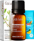 Gya Labs Rosewood Oil For Skin & Patchouli Essential Oil For Diffuser Set - Aromatherapy Grade Essential Oils Set - 2X0.34 Fl Oz - Gya Labs