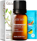 Gya Labs Rosewood Oil For Skin & Patchouli Essential Oil For Diffuser Set - Aromatherapy Grade Essential Oils Set - 2X0.34 Fl Oz - Gya Labs