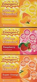 EmergenC Vitamin C 1000Mg 90 Packets 3 Variety Cartons Net Wt 29.1 Ounce (828G)
