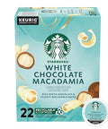 STARBUCKS White Chocolate Macadamia Ground Coffee K-Cup Pods 22 Count 7.9oz Box