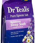 Dr Teal'S Salt Bath Variety Set (2 Pack3Lbs Ea.) - Relax & Relief Eucalyptus & SpearmintMelatonin Sleep Soak