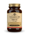 Solgar Vitamin D3 (Cholecalciferol) 600 IU (15 g) Vegetable Capsules Pack of 120