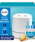 Febreze Starter Kit Oil Diffuser Air Freshener Plug In Continuous Scent Device 1 Refresh & Energize Refill
