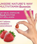 Nature'S Way Alive Hair Skin & Nails Premium Gummies Beauty Formula With Collagen Biotin Vitamins C & E Strawberry Flavored 60 Gummies