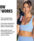 Force Factor Women'S Fat Burner Metabolism Booster And Weightloss Supplement Support Green Tea Fat Burner Weightloss Pills To Help With Energy Diet And Exercise Vegan Nongmo 60 Capsules