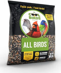 Cool Birds All Birds Wild Bird Seed, 10 lb | Classic Blend with Black Oil Sunflower, White Millet, Safflower, Peanuts & Sunflower Hearts