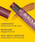 Burt'S Bees Lip Balm Moisturizing Lip Shimmer For Women For All Day Hydration With Vitamin E & Coconut Oil 100% Natural Fig 0.09 Ounce