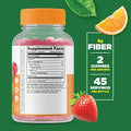 Lifeable Prebiotic Fiber 5G + Collagen & Biotin Gummies Bundle Great Tasting Vitamin Supplement Gluten Gmo Chewable Gummy