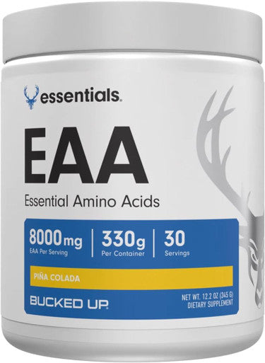 Bucked Up Essential Amino Acids EAA Powder Easy Mix Non Clumping Formula for Pre Intra Workout