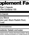 Terravita Constipation Formula - Artichoke, Black Radish And Boldo - 450 Mg (100 Capsules, Zin: 512136)